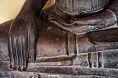 Vientiane, Laos - Wat Si Saket, The gallery around the sim houses thousands of Buddha statues in various mudras, dating  from the 16th century. 